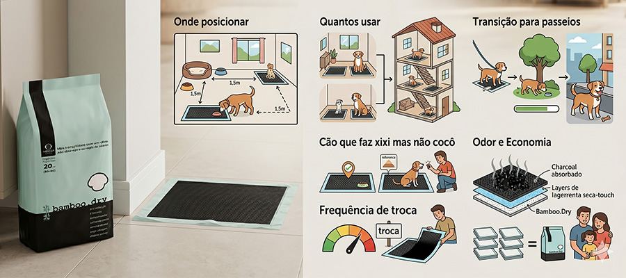 Capa do artigo NEKKO: dicas práticas para uso do tapete higiênico bamboo.dry em casa