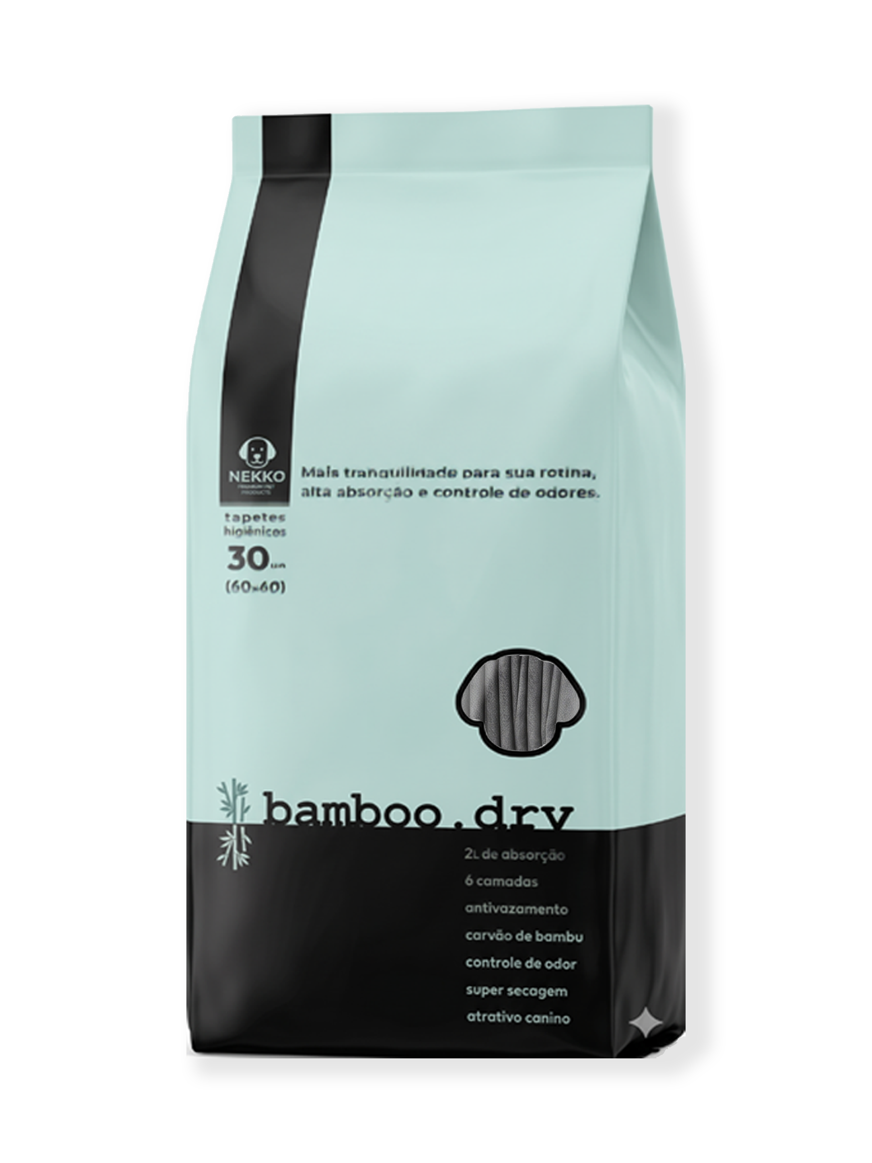 NEKKO bamboo.dry — tapete higiênico para cães